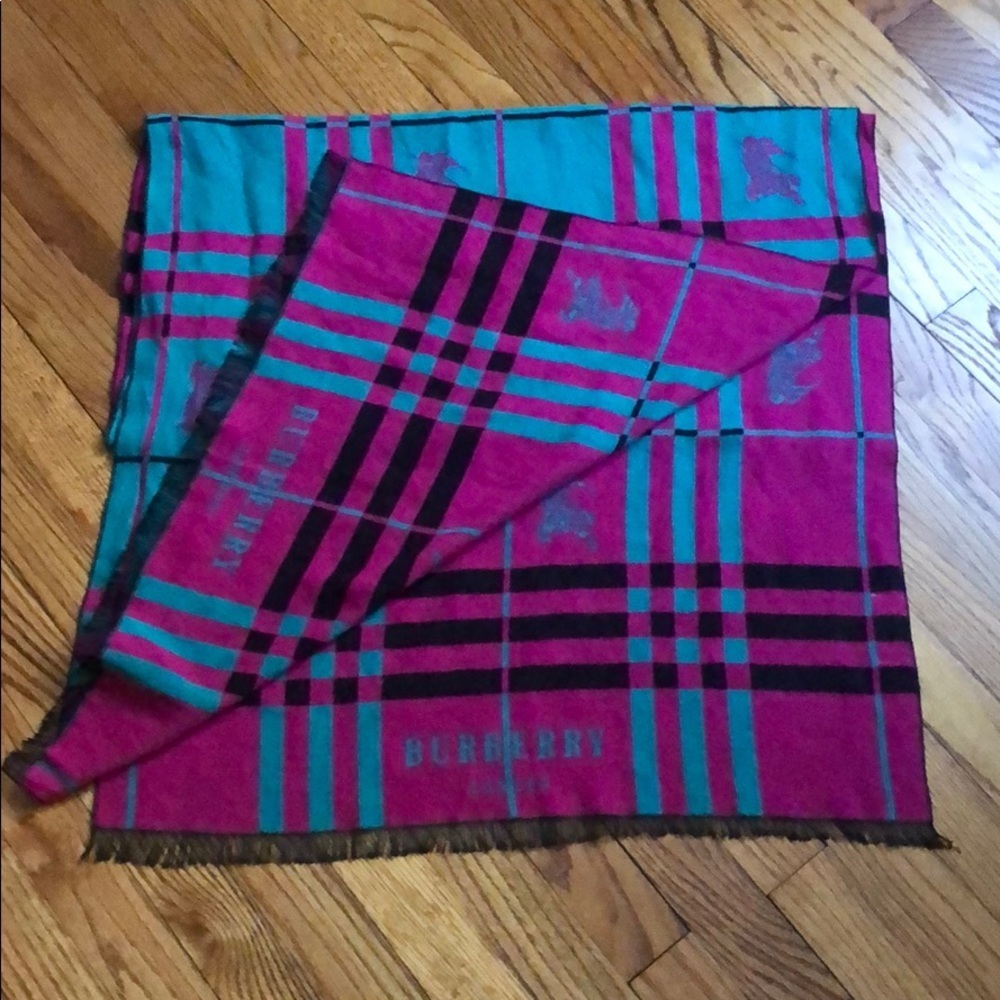 {burberry} large blanket scarf pashmina 🎾